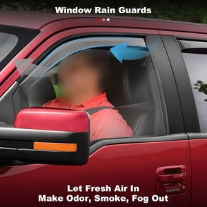 Pare-soleil pour BMW X6 2014-2020, déflecteur de vent intégré, protection contre la pluie - Product Image 6