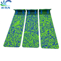Tapis de glisse aquatique H-FUN personnalisé camouflage EVA couleur E pour intérieur/extérieur, tapis antidérapant flottant pour parc aquatique et rivière paresseuse