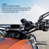 Chargeur USB universel étanche pour moto, adaptateur de charge rapide LED 36W pour accessoires de moto