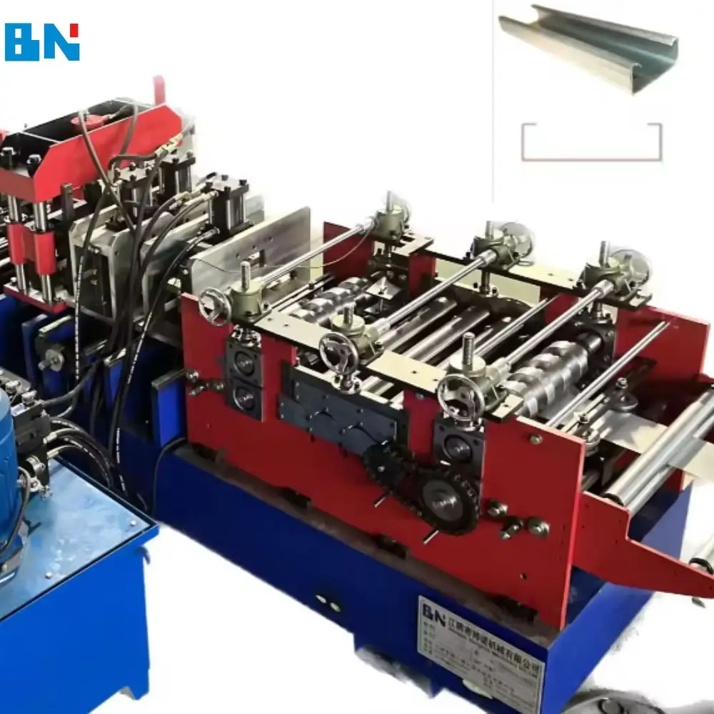 2023 New Style Design C Z U Purlin Roll Forming Machine CZ Interchangeable Purlin Roll Forming Machine