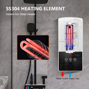 Elemento calefactor de acero inoxidable de 5500W 220V LED inteligente de clase B con ahorro de energía, control táctil, montaje en pared para baño con certificación CB CE - Product Image 4