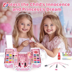 Chengji enfants faire semblant de jouer véritable kit cosmétique valise jouets de beauté ensemble ensembles de maquillage cosmétiques boîte jouet pour les filles - Product Image 3