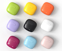 Écouteurs TWS semi intra-auriculaires HWD A2 colorés à prix abordable, étanches avec LED, mini, à commande tactile, stéréo Hi-Fi, cadeau promotionnel de Noël