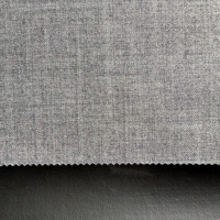 Tela Tejida 40% Lana, 30% Poliéster, 28% Cupro, 2% Elastano, 215 g/m², con Revestimiento, para Trajes, Chaquetas, Abrigos y Prendas de Moda