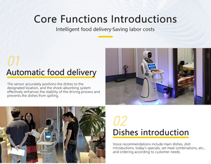 <span class=keywords><strong>Robot</strong></span> <span class=keywords><strong>serveur</strong></span> de meilleure qualité pour table de <span class=keywords><strong>restaurant</strong></span> Service commercial <span class=keywords><strong>Robot</strong></span> de livraison de nourriture Service humanoïde <span class=keywords><strong>Robot</strong></span> <span class=keywords><strong>serveur</strong></span> automatique - Product Image 6