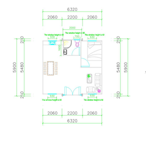 <span class=keywords><strong>Casa</strong></span> Prefabricada de Lujo de 40 Pies <span class=keywords><strong>en</strong></span> Acero con Cabina Expandible, Contenedor Plegable, Dormitorio, Oficina y Sala de Estar Personalizables - Product Image 2