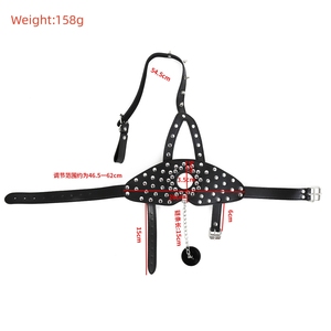 Boca Gag Collection Impermeable PU Cuero SM BDSM <span class=keywords><strong>Bondage</strong></span> Gags Bozales Boca abierta Bola Gag Juguetes sexuales eróticos - Product Image 3