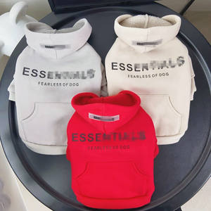 Luxe Winter Fleece Gevoerde Dikke Pet Hoodie Teddy Schnitzer Hond Kat Kleding Fabrikanten Groothandel - Product Image 1