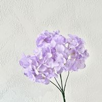 Fleurs en soie violettes réalistes de haute qualité pour mariage, photographie en extérieur, décoration intérieure, roses, lys, tulipes, hortensias artificiels
