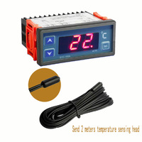 Controlador de temperatura digital, termostato Led de 220V Ac con sonda de Sensor Ntc, nuevo, 2025, alto