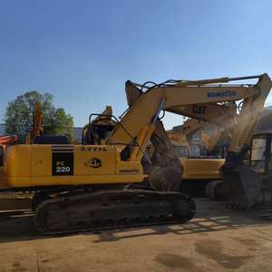Excavatrice Komatsu PC220-7 d'occasion de haute qualité pour les travaux de construction lourds, l'exploitation minière, y compris le moteur, la boîte de vitesses, la pompe à engrenages - Product Image 2