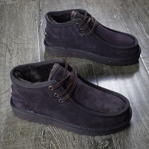 <span class=keywords><strong>Botines</strong></span> <span class=keywords><strong>de</strong></span> nieve para hombre, cálidos, suaves, personalizados, <span class=keywords><strong>de</strong></span> piel Natural gruesa, para invierno - Product Image 6