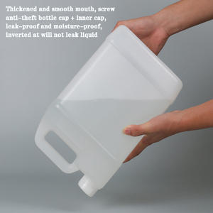 Bouteille en <span class=keywords><strong>Plastique</strong></span> de 1 L, 1,5 L, 2 L, 2,5 L, 3 L, 4 L, 5 L, 6 L, 10 L, 20 L avec Bouchon Antivol à Anneau et Couvercle Intérieur Ligne de Niveau Liquide <span class=keywords><strong>Bidon</strong></span> - Product Image 5