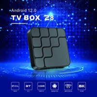2024 Tv Box Android 12 Z8 ATV H618 avec télécommande vocale BT 5G Wifi 4k 4GB 32GB smart tv stick onn watch android TV box