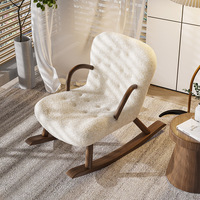 Fauteuil de relaxation en velours nordique, chaise longue individuelle, douce, durable, écologique, pour chambre à coucher, salon, balcon