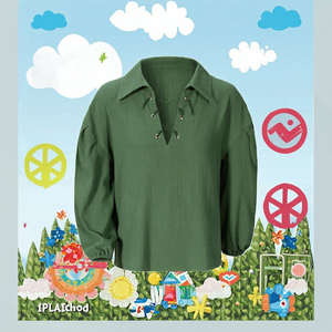 Disfraz Hippie de los 70 para Niños Ecoparty, Camiseta Colorida Tie-Dye 100% Poliéster, Collar con Símbolo de Paz, Gafas de Sol para Fiestas Temáticas - Product Image 3