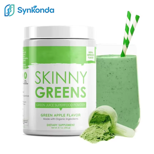 Poudre de superaliments bio OEM 237g saveur pomme verte, mélange pour boisson avec probiotiques, soutien nutritionnel quotidien pour la <span class=keywords><strong>santé</strong></span> intestinale - Product Image 1