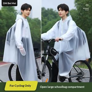 Combinaison unisexe adulte longue en PVC épaissi pour vélo, grande taille, logo imprimé disponible, vente en gros d'usine, randonnée - Product Image 2