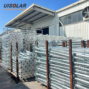 Bền năng lượng mặt trời PV tùy chỉnh mặt đất vít với mặt bích HDG Trái Đất Neo cho quang điện mặt đất năng lượng mặt trời gắn hệ thống xoắn ốc cọc - Product Image 3