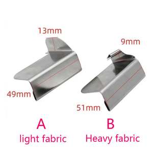 <span class=keywords><strong>Regla</strong></span> <span class=keywords><strong>para</strong></span> Máquina de Coser Industrial Overlock, Guía de Costura, Medidor de Dobladillo, Guía de Dobladillo, Antiarrugas <span class=keywords><strong>para</strong></span> Materiales Delgados - Product Image 2