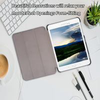 Housse de protection à motif personnalisé pour Galaxy Tab S2 T710 étui pour tablette Samsung Galaxy Tab T7 15 avec protecteur d'écran