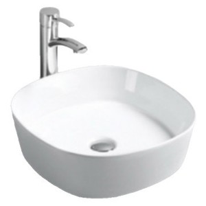 Lavabo <span class=keywords><strong>de</strong></span> salle <span class=keywords><strong>de</strong></span> bain simple à bord carré noir, à <span class=keywords><strong>poser</strong></span> sur comptoir, pour hôtel, appartement, dortoir, balcon - Product Image 5