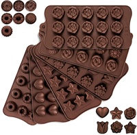 Ready Online 80 Cavities Square Silicon Mini Kuchen DIY Formen für die Schokoladen herstellung Kuchen Werkzeuge Silikon formen für die Kuchen dekoration