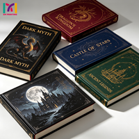 Impression de livres reliés de qualité supérieure OEM ODM avec gaufrage à chaud argenté, catalogue personnalisé, menu personnalisé avec emballage sur mesure