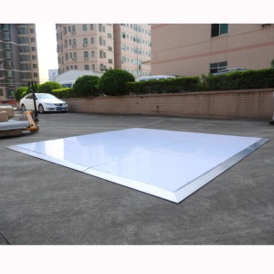 พื้นเต้นรำแบบพกพาไม้ขนาด 4x4 ฟุต ติดตั้งง่าย สไตล์เรียบง่าย - Product Image 4