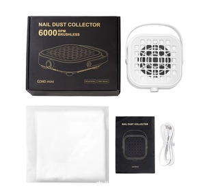 Aspirateur à poussière pour ongles rechargeable 6000 tr/min, rose diamant, haute aspiration, filtre pour salon de manucure - Product Image 6