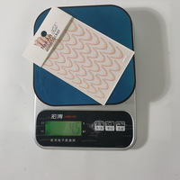 Pegatinas de Uñas de Papel 5D con Diseño de Mariposa en Degradado de Color, Autoadhesivas, No Tóxicas, Personalizables con Logotipo
