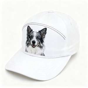Customizável bordado 3D Baseball Cap Sporty Pet <span class=keywords><strong>Hat</strong></span> com a imagem do seu amado Pet - Product Image 2