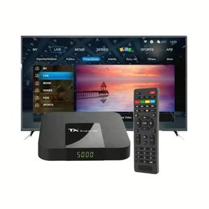 TV Box Android 4K FHD, Receptor de TV Inteligente para Canales IP de Francia y Alemania - Product Image 1