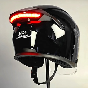 Nửa mặt Mũ bảo hiểm xe máy Mũ bảo hiểm với ánh sáng LED - Product Image 5