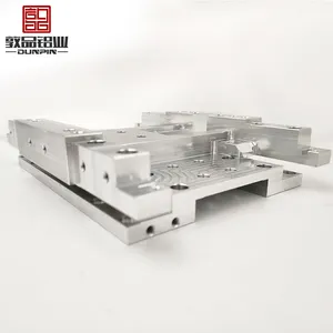Perfil de marco de aluminio extruido personalizado industrial lateral de riel de aluminio perfil de aluminio de extrusión de la más alta calidad