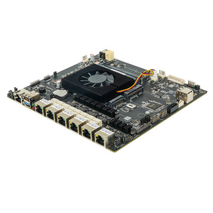 Fabricant Offre Spéciale 6 Pots LAN Carte mère réseau avec <span class=keywords><strong>CPU</strong></span> <span class=keywords><strong>J4125</strong></span> / N4000 Intel Gemini Lake Dual View Display Mainboard - Product Image 1