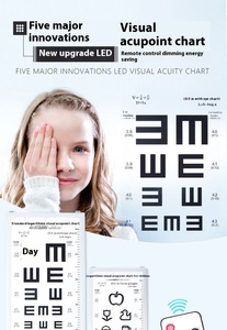 Nhà Máy Bán buôn mắt mắt thị lực LED tầm nhìn biểu đồ Thi Thiết bị kiểm tra kỹ thuật số hình ảnh snellen mắt biểu đồ - Product Image 5