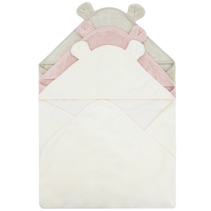 Serviette <span class=keywords><strong>de</strong></span> <span class=keywords><strong>bain</strong></span> à capuche en <span class=keywords><strong>coton</strong></span> biologique <span class=keywords><strong>de</strong></span> haute qualité pour nouveau-né, unisexe, vêtements <span class=keywords><strong>de</strong></span> maison, couverture d'emmaillotage, serviette à capuche pour enfants - Product Image 2