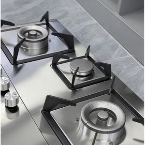 Table de cuisson à gaz 36 pouces encastrable et sur table, double usage, panneau en acier inoxydable, haute puissance thermique 5,2 kW, usage domestique - Product Image 4