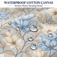 Sac fourre-tout personnalisé en toile de coton, marqueur textile imperméable, tissu 100 % toile de coton sans MOQ pour sacs d'extérieur et décoration intérieure