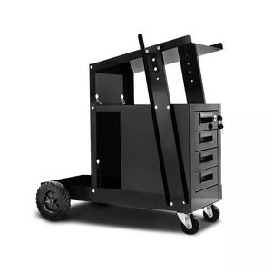 Welding Trolley Cart With Four <b>Drawers</b> Carbon Steel Mobile <b>Tool</b> Storage Utility Cart For <b>Tools</b> - Product Image 3