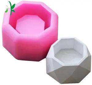 OKSILICONE Vui 3D Silicone Flower Pot Khuôn Xi Măng Bê Tông Thịt Hoa Planter Pot Bình Silicone Khuôn Mẫu