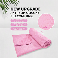 Rutschfeste Silikon-Mikrofaser Yoga-Matte Handtuch mit Eigenem Logo Superabsorbierendes Schnelltrocknendes Handtuch für Hot Yoga Tägliches Training