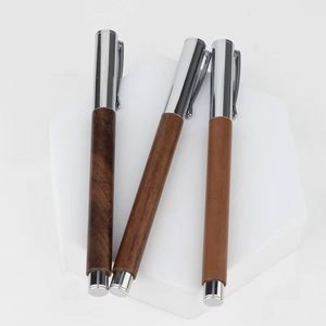 Eco Friendly Premium Wood Fountain <b>Pen</b> Customizable logo for Business Signature and Office Use Three Ways to Write Diameter - Product Image 6