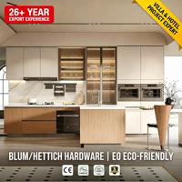 Meubles de cuisine modulaires modernes, îlot de cuisine, ensemble complet d'armoires de cuisine