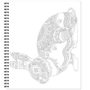 2025 livre de coloriage <span class=keywords><strong>pour</strong></span> adultes anti-stress dessins animaux, mandalas, fleurs, motifs Paisley livre de coloriage - Product Image 5