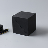 Nouveautés Bonvada : Bloc-notes adhésifs pliables personnalisables avec logo, boîte de rangement et porte-stylo 9*9*9cm