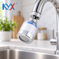 Aérateur de Robinet Économiseur d'Eau avec Fonction Filtrante, Buse Anti-éclaboussures pour Robinet de Cuisine Domestique et Lavabo