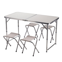 HISPEED – ensemble de Table et de chaises de pique-nique multicolores, personnalisé, hauteur réglable, valise Portable, pliable