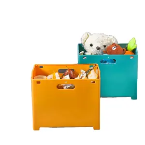 Cesto <span class=keywords><strong>Portabiancheria</strong></span> da Parete in Plastica Semplice per Bagno e Attrezzi, Pieghevole e Portatile, <span class=keywords><strong>Salvaspazio</strong></span> - Product Image 1